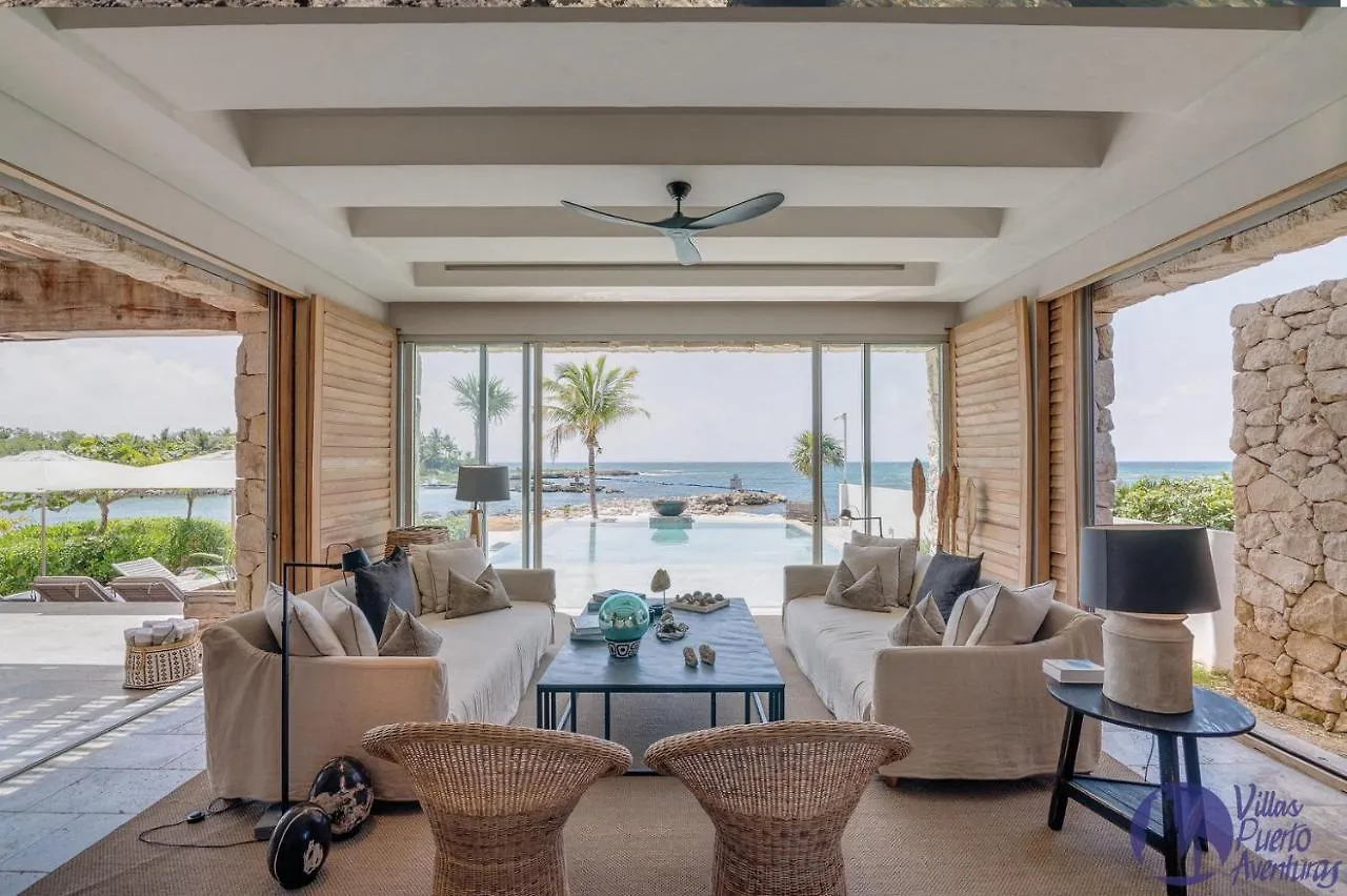 Апартаменты Casa Caleta 6 Bdrm With Amazing Private Beach Пуэрто-Авентурас