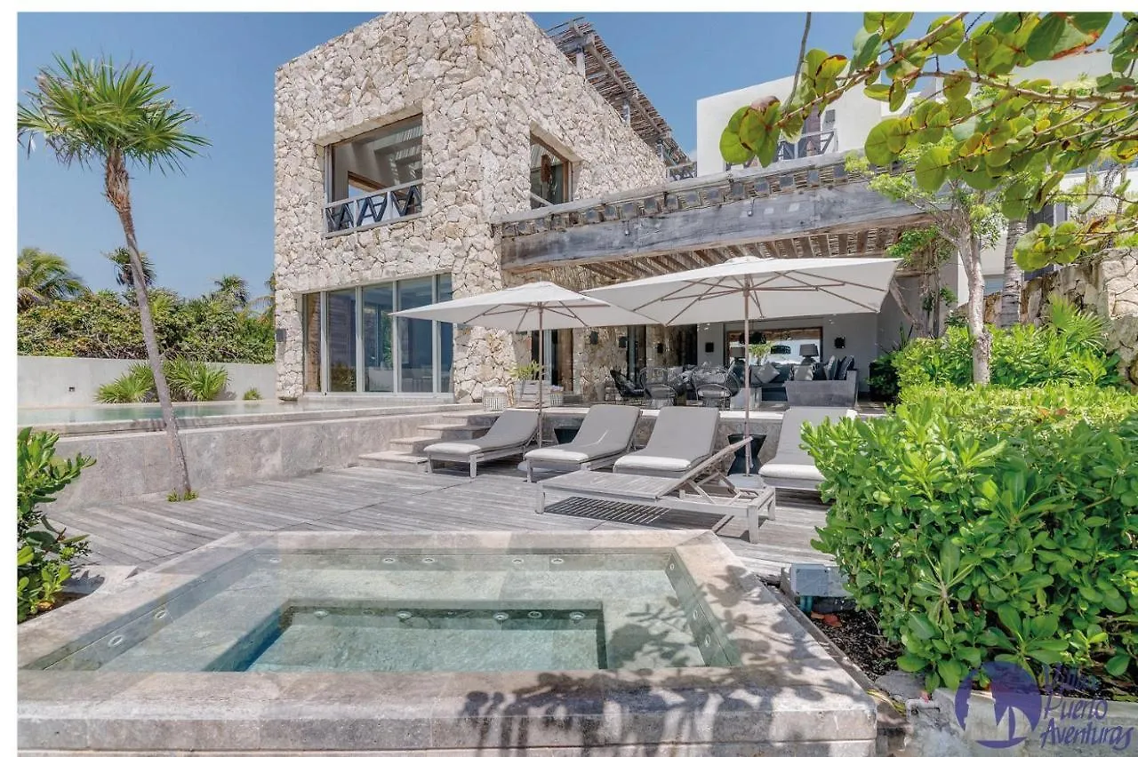 Апартаменты Casa Caleta 6 Bdrm With Amazing Private Beach Пуэрто-Авентурас