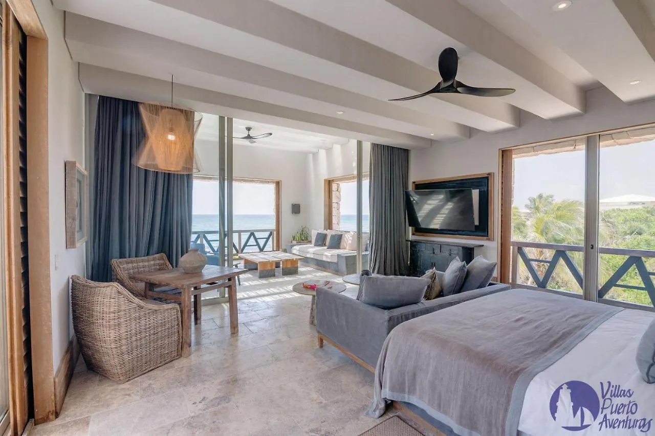Апартаменты Casa Caleta 6 Bdrm With Amazing Private Beach Пуэрто-Авентурас
