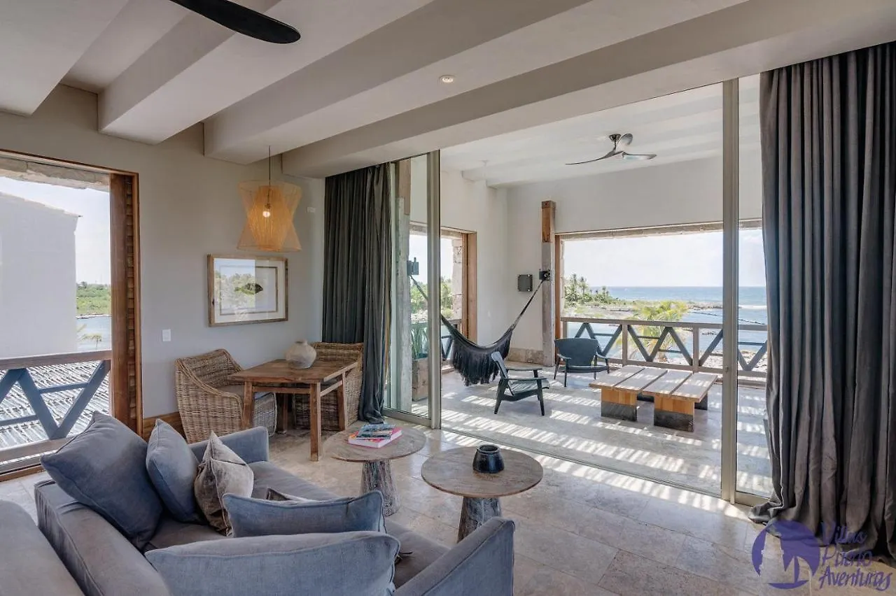 Апартаменты Casa Caleta 6 Bdrm With Amazing Private Beach Пуэрто-Авентурас